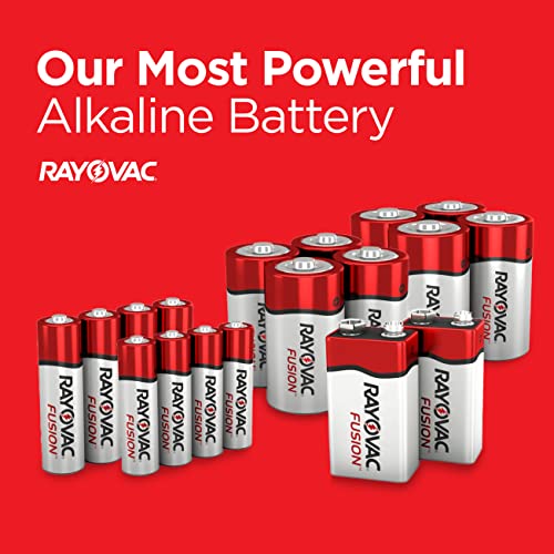 Rayovac Fusion AA Batteries (30 Pack), Double A Alkaline Batteries