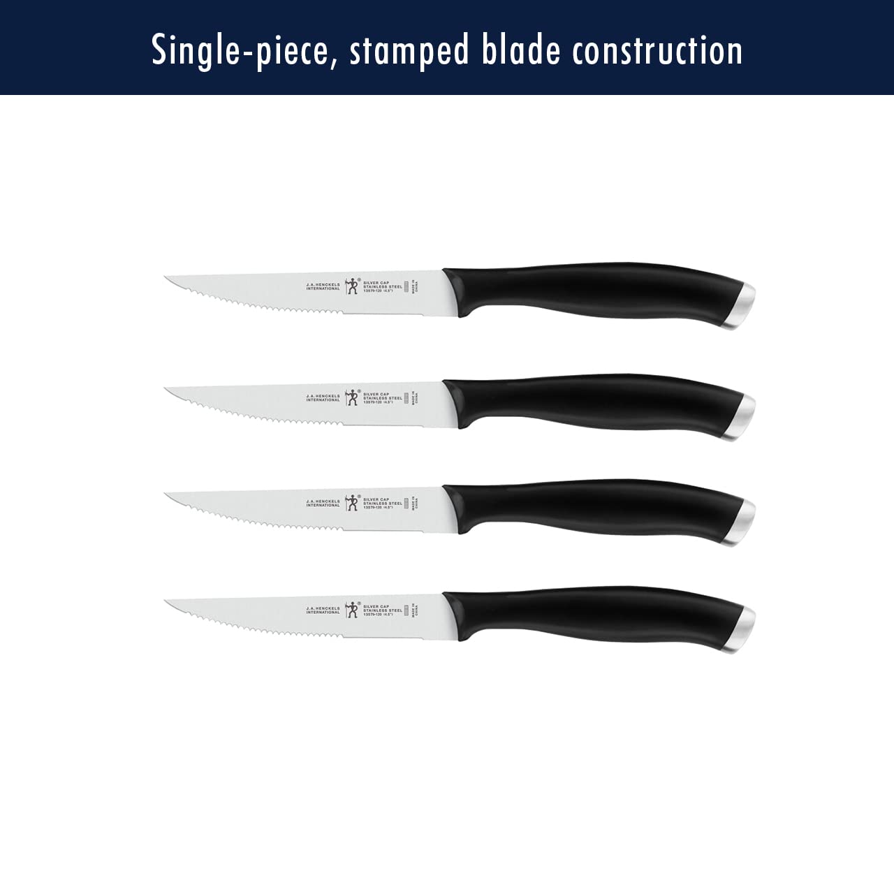 Silvercap 14 Piece Knife Block Set, Black