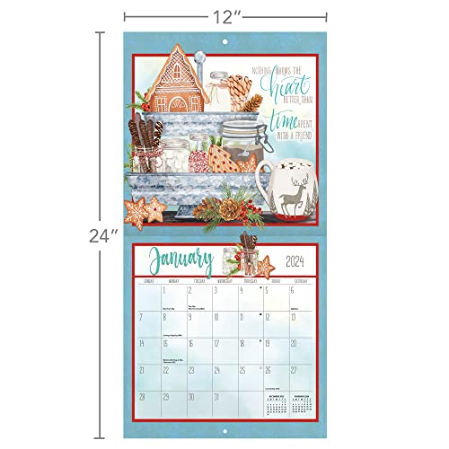 WSBL Abundance 2024 12X12 Wall Calendar (24997001741)