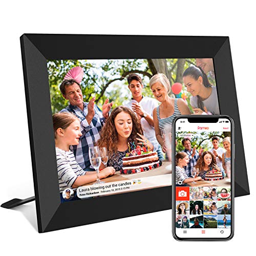 64GB 19inch FRAMEO Smart WiFi Digital Photo Frame 1280x960(4:3) IPS LCD Touch Screen, Auto-Rotate Portrait and Landscape, Dual-WiFi Share Moments Instantly via Frameo App from Anywhere