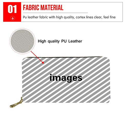 Mumeson Halloween Bat Print Coin Purse Lightweight Wallet Credit Card Storage Zipper Pouch Cosmetic Bag with Pocket