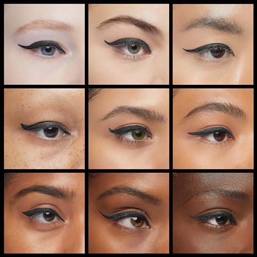 Luxillia Black Magnetic Eyeliner for Magnetic Eyelashes, Upgraded Strongest Hold, Most Natural Look, Waterproof, Smudge Proof Liquid Liner (Pack of 2)
