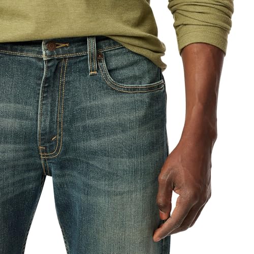 Signature by Levi Strauss & Co. Gold Men's Regular Fit Flex Jeans, Chart FLX, 36Wx30L