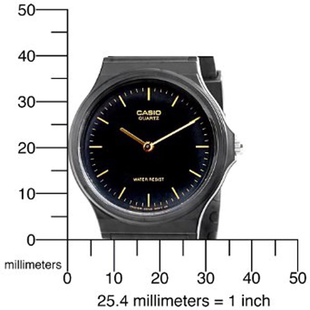 Casio Men's MQ24-1E Black Resin Watch