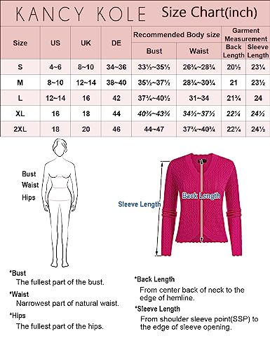 Purple Cardigan Sweater for Women Long Sleeve Button Down Sweater Lightweight Open Front Cardigan Shrug(Purple,M)