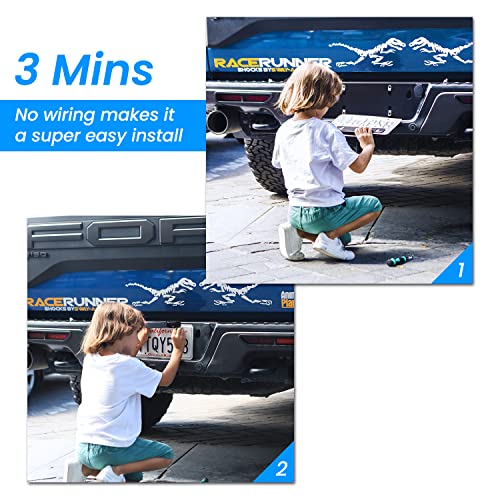 AUTO-VOX Solar Wireless Backup Camera with 5" HD Monitor,3 Mins DIY Installation & Battery Powered Back Up Camera Systems, IP69K Waterproof Reverse Camera for Car/Van/SUV/Truck/Trailer