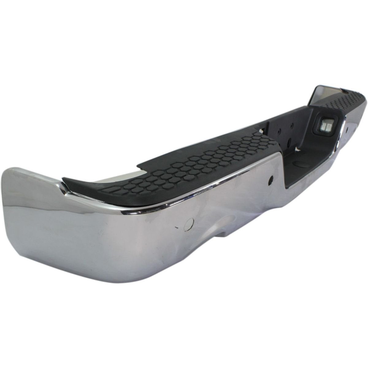 Mbi Auto - Steel Chrome, Complete Rear Step Bumper Assembly for 2009-2018 Dodge RAM 1500 W/Park 09-18, CH1103119