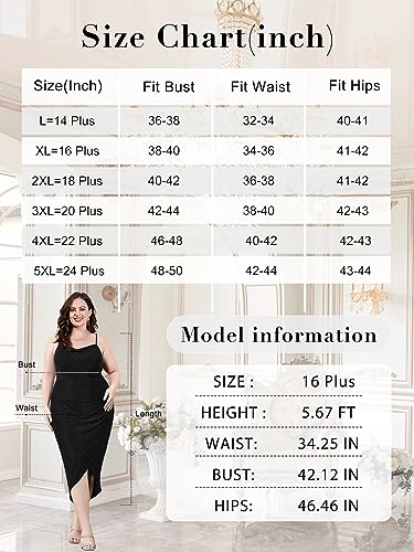 NIeyook Womens Wedding Guest Dresses Plus Size Summer Bodycon Sequin Spaghetti Stra Green Dress Cocktail Party Midi Dresses Green 14 Plus