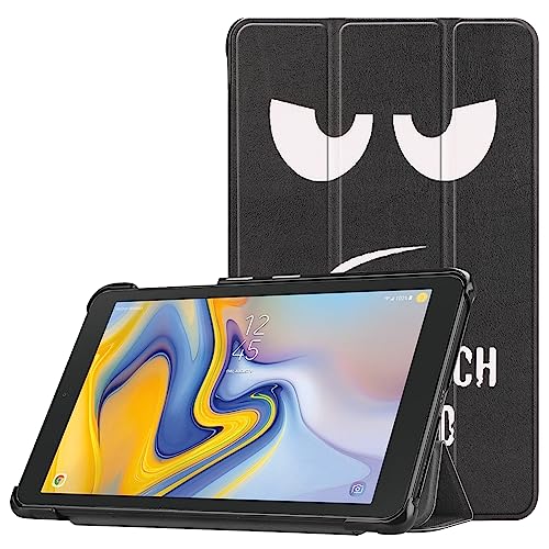 ZZOUGYY Tablet Cover for Samsung Galaxy Tab A 8.0 2018 SM-T387,Folio Stand Leather Case for Samsung Galaxy Tab A 8.0 4G LTE Verizon/Sprint/T-Mobile/AT&T T387C T387V T387P T387F T387W (Big Eye)