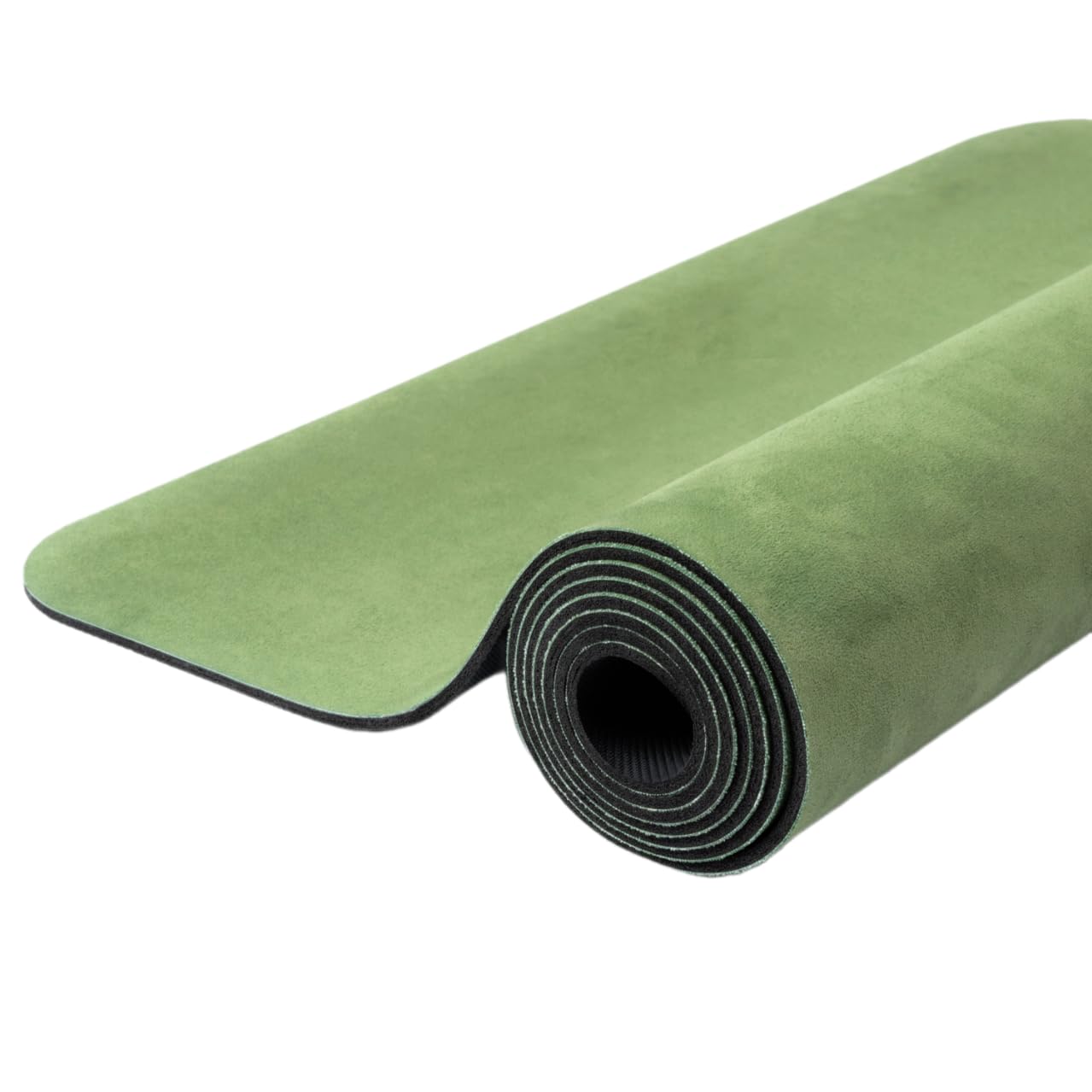 WeGym Yoga Mat, 4mm Cushioned Exercise Mat for Yoga, Pilates, Home Workouts - Anti Slip Yoga Mat, Polyurethane Yoga Mat, Suede Yoga Mat with Carrying Strap Jungle