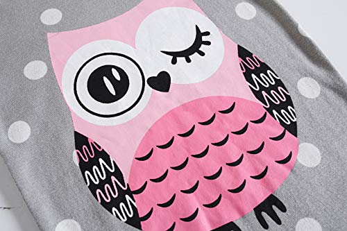 Family Feeling Big Girls Cat Pink Pajamas Short Sets 100% Cotton Kid Summer Pjs 16