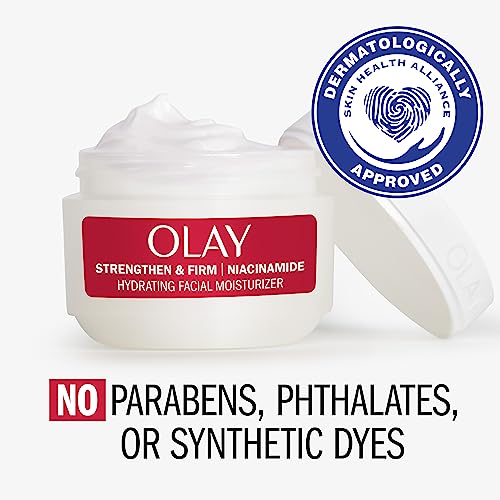 Olay Niacinamide Face Moisturizer, Firming Face Cream for Hydration and Skin Renewal with 99% Pure Niacinamide 1.7 oz