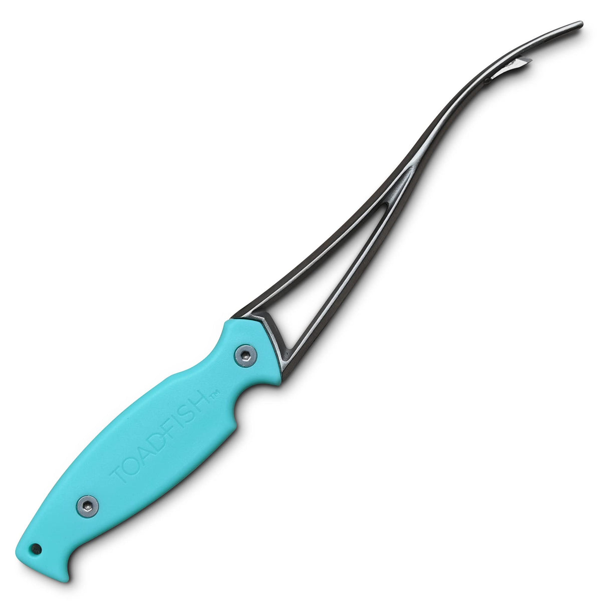 Toadfish Shrimp Deveiner Tool - Prawn & Seafood Peeler - Frogmore Shrimp Cleaner - Steel Butterfly Blade - Kitchen Essential - Ergonomic Handle - Stainless Steel - Full-Tang Strength