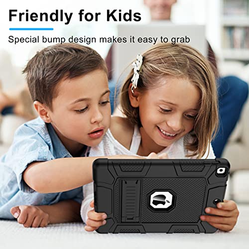 Rantice iPad 9th Generation Case, iPad 8th Generation Case, iPad 7th Generation Case, Hybrid Shockproof Rugged Drop Protection Cover with Kickstand for iPad 10.2'' (Navy+Green)