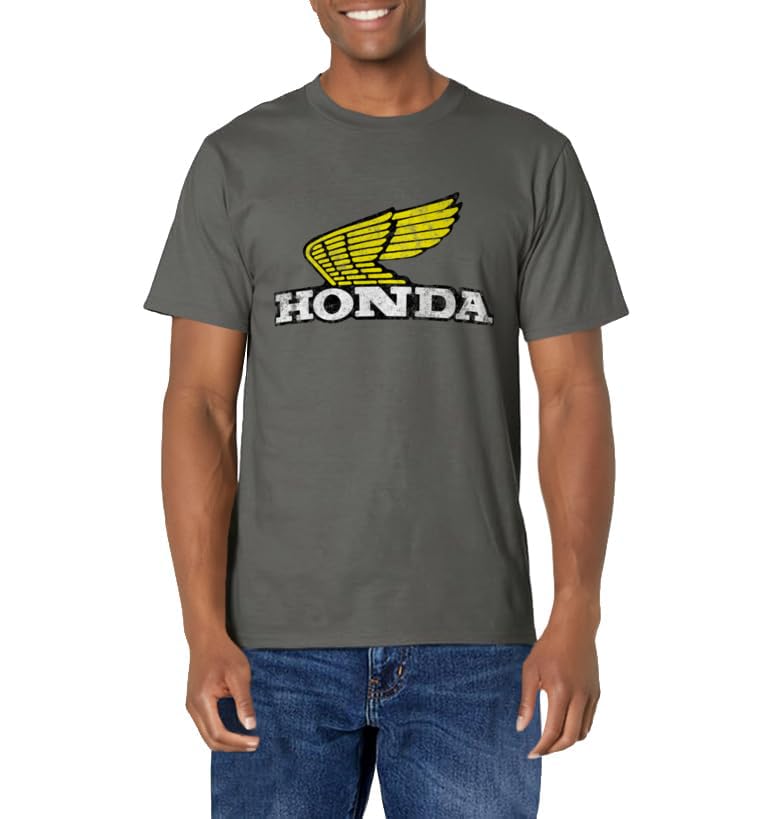 Honda Yellow Wing Logo T-Shirt