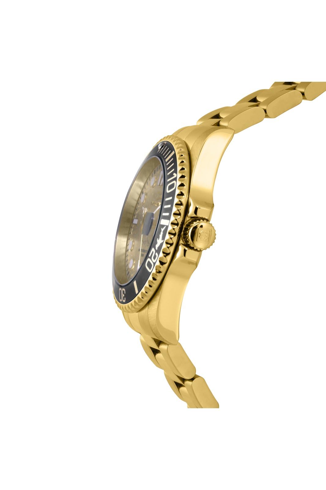 Invicta Mens Pro Diver Quartz Watch, Gold, 30025