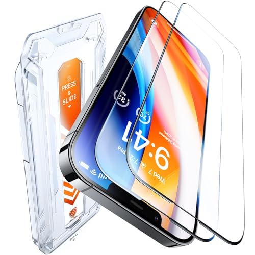 UltraGlass TOP 9H+ Glass for iPhone 11/ iPhone XR Screen Protector Glass [Military Grade Shatterproof & Longest Durable] Full Screen Protector 11 Tempered Glass, Anti-fingerprint [2024 New] 2 Packs