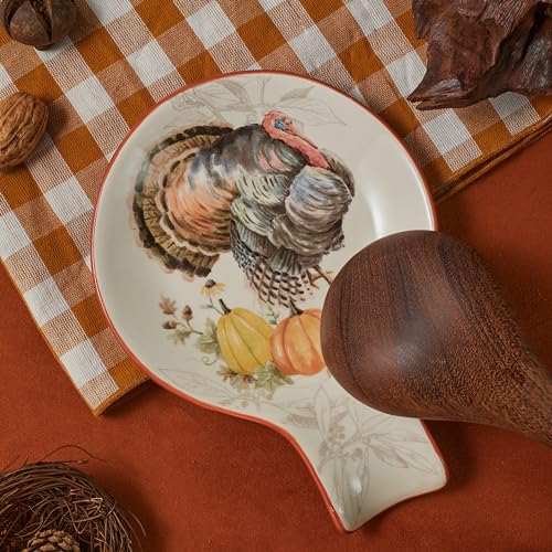 Bico Blessing Seasons Ceramic Spoon Rest, House Warming Gift, Dishwasher Safe