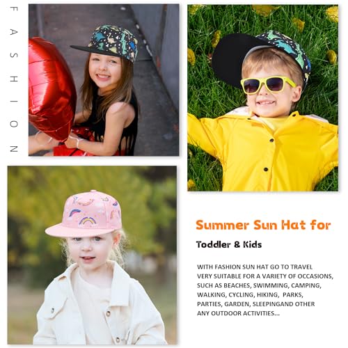 Kids Baseball Hat Toddler Boy Girl Sun Protection Hat Cotton Hats,Sun Hat for Baby Girls Boys Children (1-2 Years