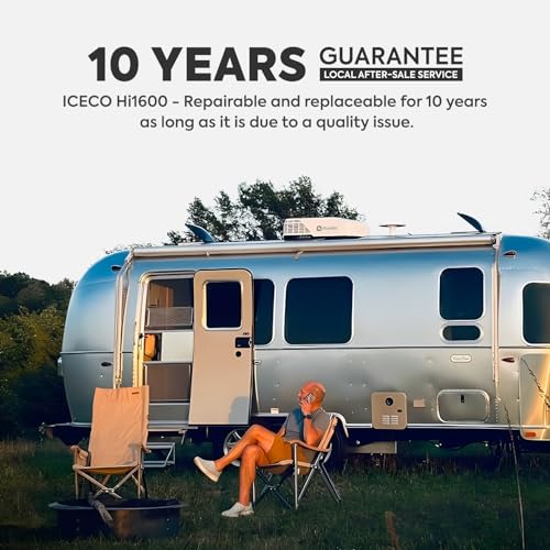 ICECO Hi1600 High Back Camping Chairs for Adults, Heavy Duty Folding Chair for Outside, Portable Outdoor Chairs with Storage Bag, Hold Up 600 LBS, 10 Years Warranty (Not Adjustable)