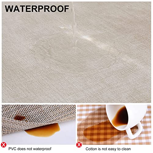 homing Faux Leather Heat Resistant Placemats Set of 8 – Waterproof Wipeable Dining PU Place Mats for Indoor & Outdoor, Easy to Clean - Red