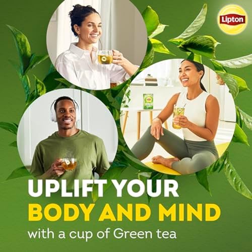 Lipton Signature Blend Green Tea Bags, Unsweetened Teabags for Hot Tea or Iced Tea with Caffeine and Flavonoids, 240 Total Tea Bags (40ct - Pack of 6)