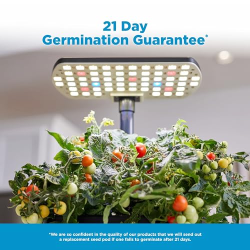 AeroGarden Harvest 2.0, Indoor Garden Hydroponic System with LED Grow Light, Holds up to 6 AeroGarden Pods, Black