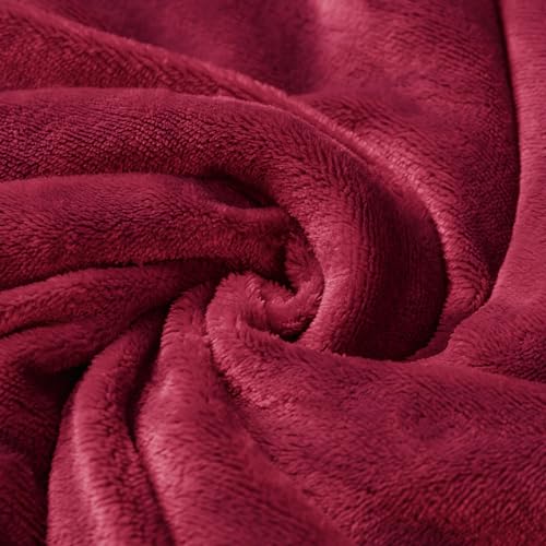 BEDELITE Sherpa Fleece Blanket Twin Size, Thick Warm Blankets for Winter, Reversible Soft & Cozy Fuzzy Blanket for Couch and Bed (Purple, 60" X 80")