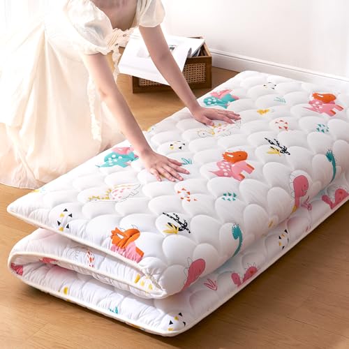 Premium Foam Japanese Floor Mattress Futon Mattress,100% High Density Comfortable Foam, Thicken Tatami Mat Sleeping Pad,Foldable & Portable Kids Adults Sleeping Mats for Guest Room, Dormitory