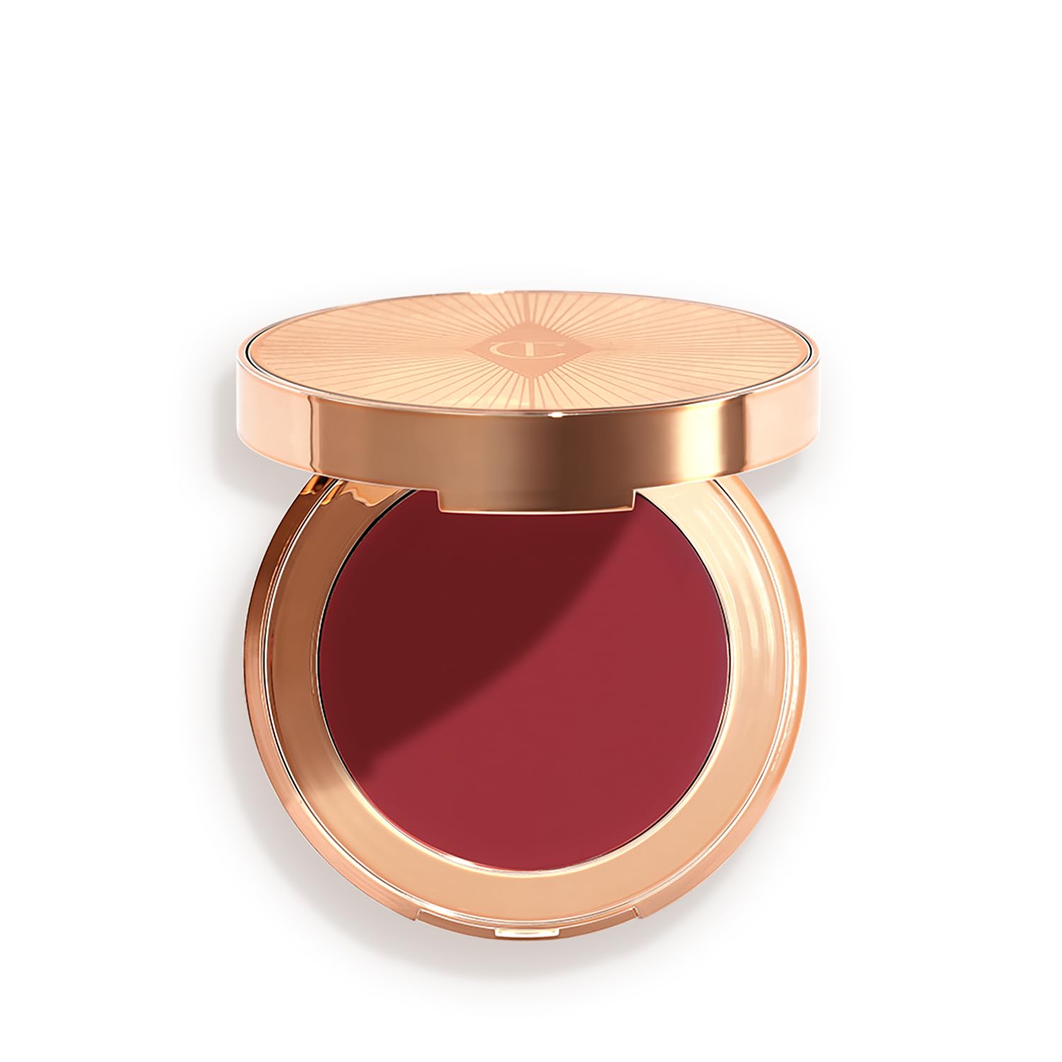 Charlotte Tilbury Pillow Talk Lip & Cheek Cream Blush - Hydrating Face Makeup with a Dewy, Sheer Finish - Enriched with Vitamin E & Beeswax to Soften Skin - Colour of Passion