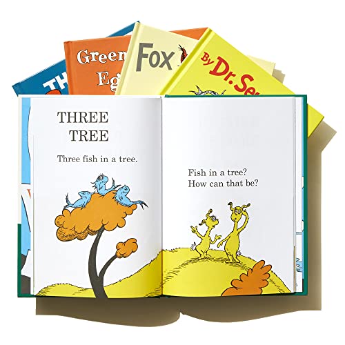 Dr. Seuss's Beginner Book Boxed Set Collection: The Cat in the Hat; One Fish Two Fish Red Fish Blue Fish; Green Eggs and Ham; Hop on Pop; Fox in Socks