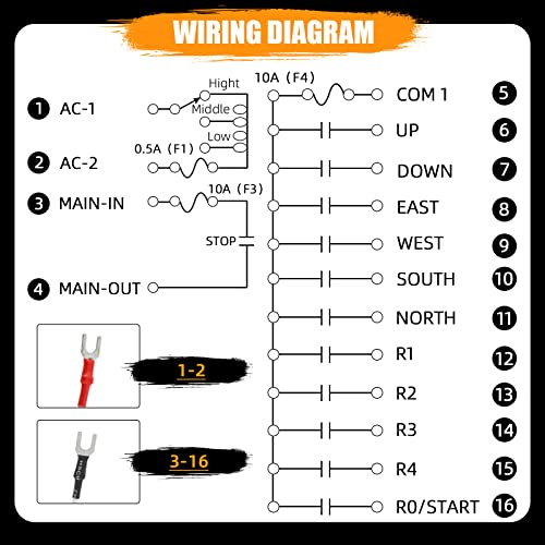 NEWTRY Wireless Crane Remote Control 12 Buttons 12V Industrial Channel Hoist Controller Electric Lift Wireless Switch Transmitter Receiver