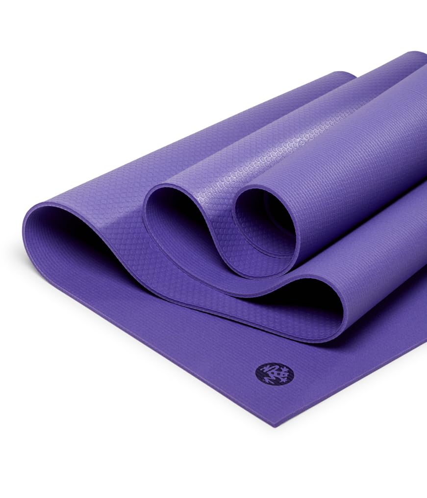 Manduka PRO Lite Yoga Mat - Lightweight For Women and Men, Non Slip, Cushion for Joint Support and Stability, 4.7mm Thick, 71 Inch (180cm), Passion Berry