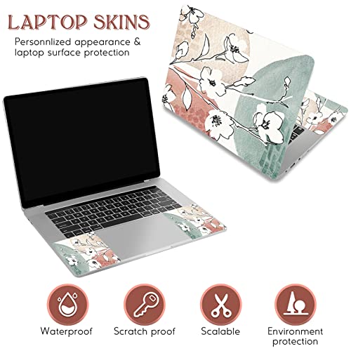 DINKY Laptop Skin Sticker Decal, 12" 13" 13.3" 14" 15" 15.4" 15.7 inch Laptop Universal Reusable Vinyl Skin Stickers Cover Art Decal Notebook PC Personalized Protector-Spring Flush