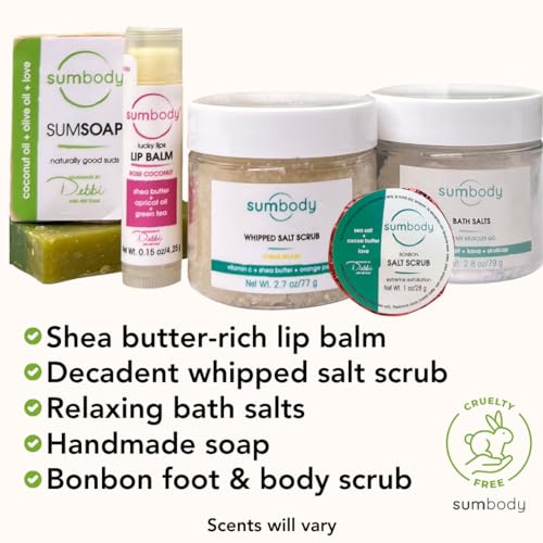 Sumbody Self Care Gifts for Women & Men - (6pcs) Aromatherapy Body Care Set and Skin Care Box, Hydrating At Home Spa Gift Baskets, Ideal for Relaxation, Pampering, & Daily Rejuvenation, Made in USA