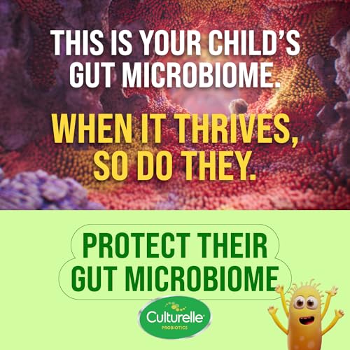 Culturelle Daily Probiotic for Kids + Veggie Fiber Gummies (Ages 3+) 30 Count Berry Flavor - Probiotics for Digestive Health & Immune Support Plus Vitamin C Kids Boost