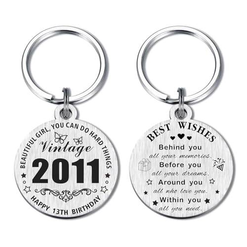 Resdink 75th Birthday Gifts for Women - 1949 Keychain for 75 Years old Birthday Present, Happy 75th Bady Key Chain