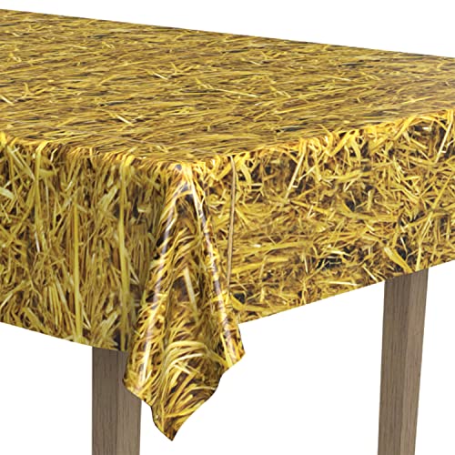 Beistle Straw Tablecover