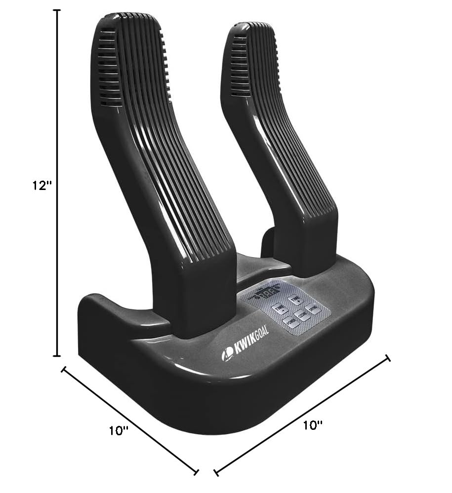 Kwik Goal 30B0901 Shoe Dryer, 10 3/4" x 7" x 11", Black