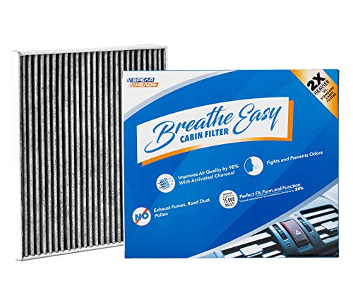 Spearhead Odor Defense Breathe Easy Cabin Filter | Fits 15-24 F-150, 22-24 F-150 Lightning, 17-24 F-250/350, 18-24 Expedition, 18-24 Navigator | Up to 25% Longer Lasting w/Activated Carbon (BE-150)