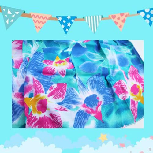 Flenwgo Girls Sunflower Dresses Floral Sleeveless Sling Beach Sundress with Necklace Sunflower Black US 11-12T