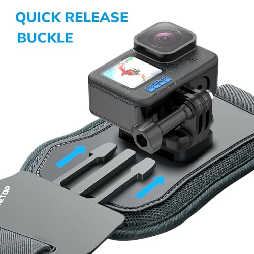 Sametop Phone Chest Mount Harness Holder Mobile Phone Strap Clip Compatible with iPhone Samsung GoPro 12/11/10/9/8 DJI Osmo and Most Cell Phones Action Cameras POV/VLOG