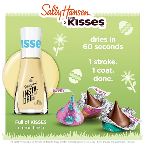 Sally Hansen Insta-Dri x Hershey's Kisses Duo Pack - You Had Me at Kisses, 2 x 0.3oz