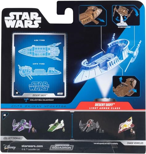 STAR WARS Micro Galaxy Squadron Desert Skiff Mystery Bundle - 3-Inch Light Armor Class and Scout Class Vehicles with Accessories