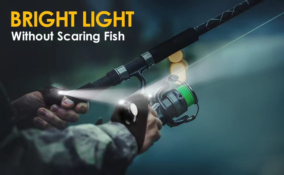 Rechargeable LED Flashlight Gloves Gifts for Men, Unique Birthday Gifts Christmas Stocking Stuffers for Men Dad Husband, Lighted Gloves with Lights Cool Gadget Tool for Camping Fishing Car Repairing