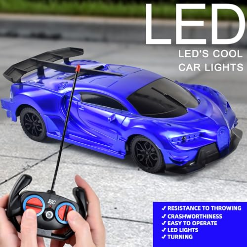 Tuko Remote Control Car Toys, RC Toys for 3+ Years Old Boy and Girl Gift (Blue)