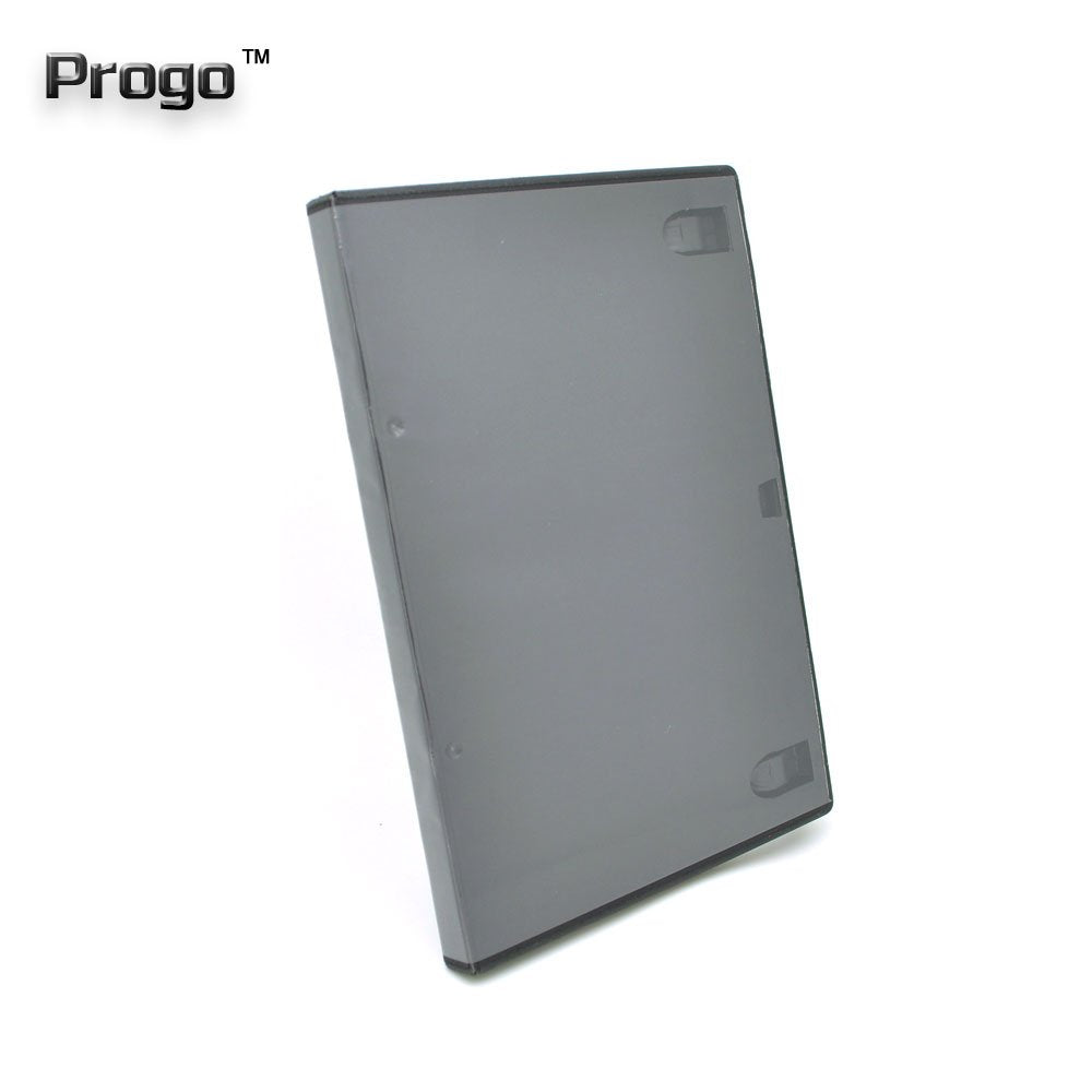 Progo 50 Pack Standard Black Single DVD Cases 14MM