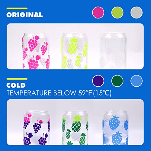 HTVRONT Permanent Adhesive Vinyl Sheets for Cricut Machine, 40 Sheets 12" x 12" Permanent Vinyl Bundle for Cups, Decals, Craft Projects