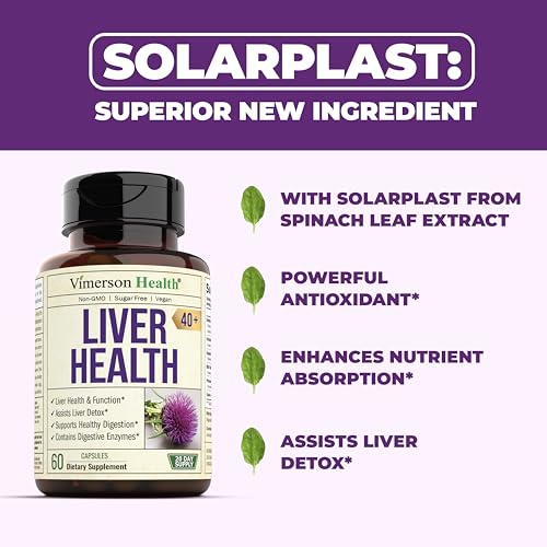 Liver Cleanse Detox & Repair - Artichoke Extract Liver Health Formula for Liver Detox - Liver Supplement with Milk Thistle, Turmeric, Ginger, Dandelion, Zinc & more for Optimal Liver Support. 60 pills