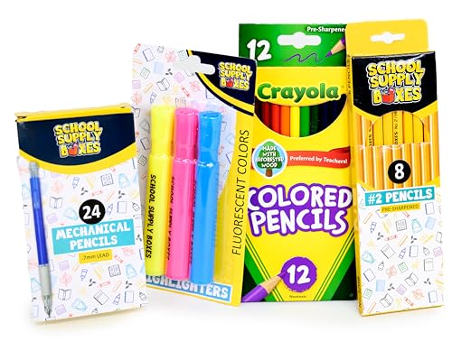 Ultimate High School and College Back to School Essentials Kit - 92 Pieces